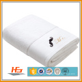 Vente en gros serviette de bain blanche de coton d&#39;hôtel